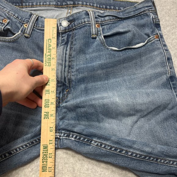Levis Jeans Mens 36x30 Blue 559 Relaxed Straight Cotton Blend Denim (Meas 36x29) - Picture 5 of 9